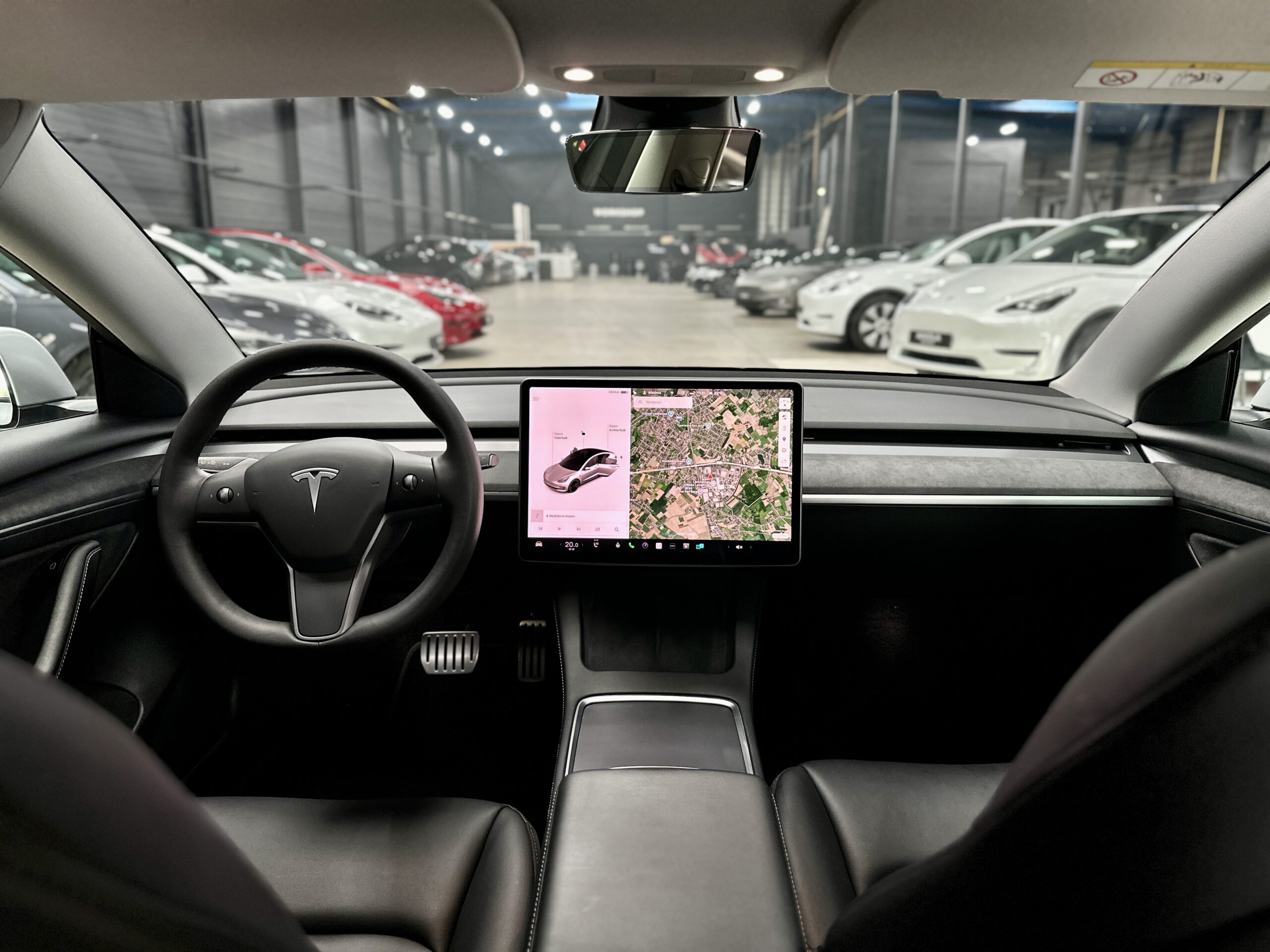 ALCANTARA INTERIOR TESLA MODEL 3 - Image 6