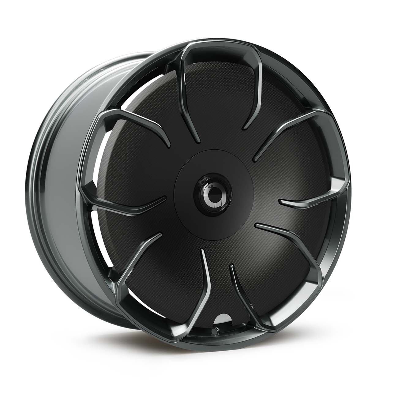 20″ CHELA Tesla Model 3 Wheels – Set of 4 in Glossy Titanium - Image 2